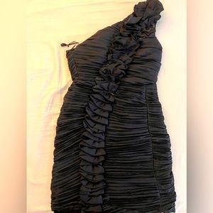 Off shoulder black dress